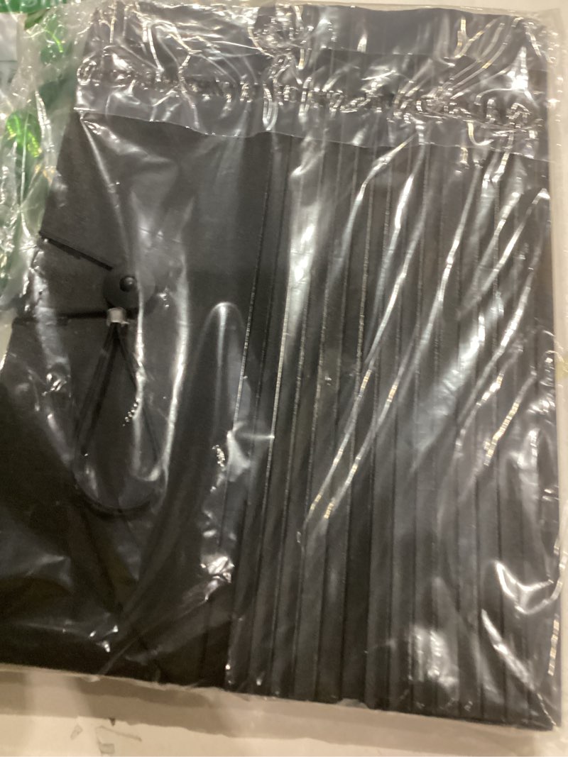 Condition photo showing As Is for abc life 26 pockets accordion file organizer, expanding file folders, portable monthly bill receipt organizer with colorful a-z tabs, desktop folders letter a4 paper document storage for home office 6 tab black