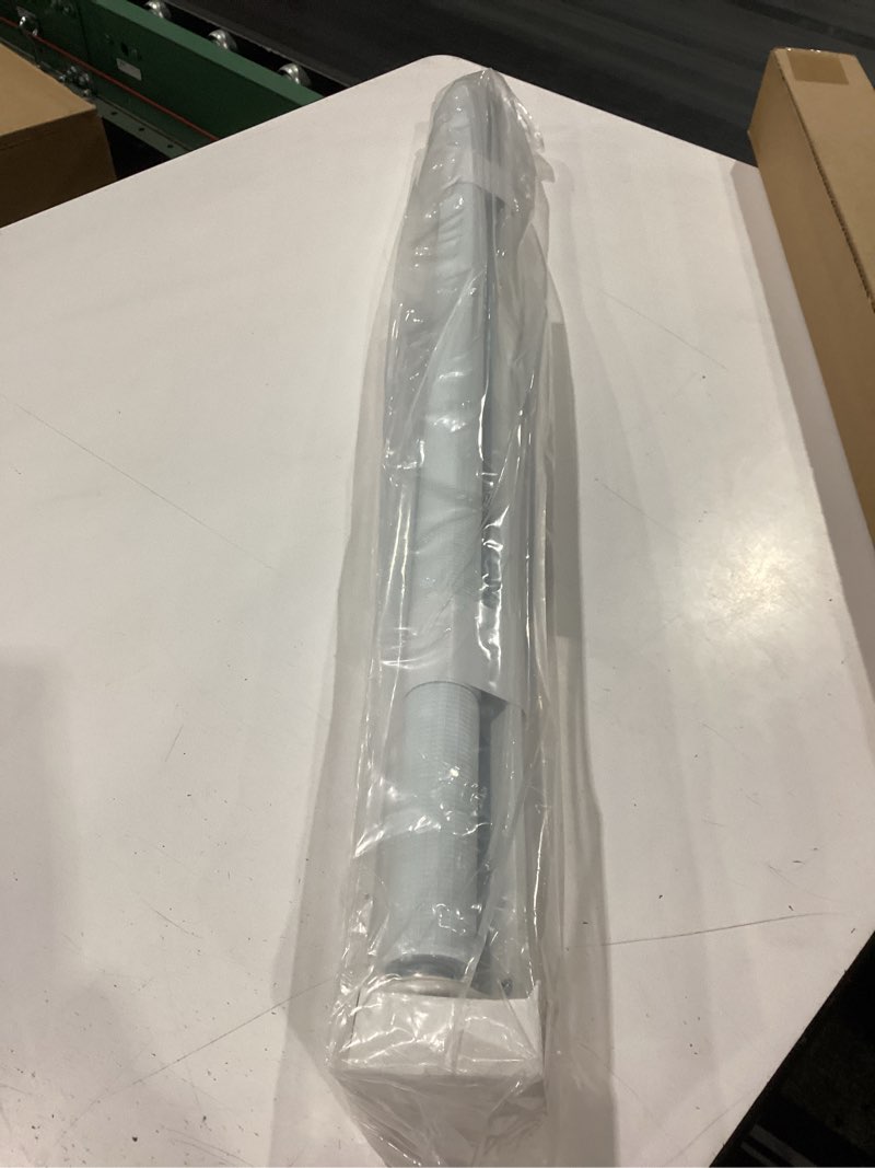 Condition photo showing New/Like New for lazblinds no tools no drill cordless zebra blinds for windows, dual layer light control for day and night, light filtering privacy roller blinds and shades for home, 30" w x 48" h, white white 30"w x 48"h