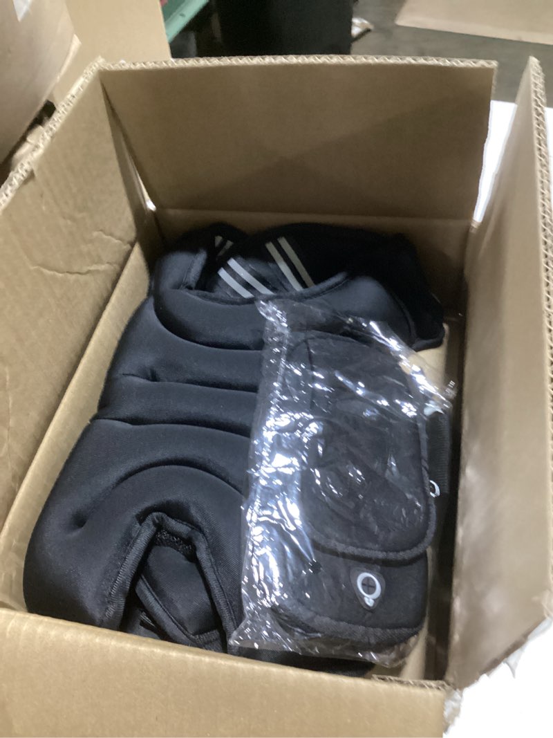Condition photo showing Good Condition for ZELUS Weighted Vest, 6lb/8lb/12lb/16lb/20lb/25lb/30lb Weight Vest with Reflective Stripe for Workout, Strength Training, Running, Fitness, Muscle Building, Weight Loss, Weightlifting 12lb Black