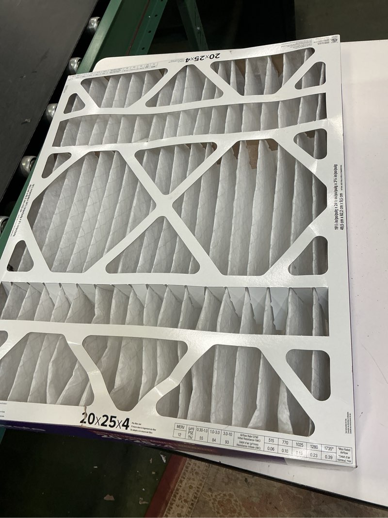 Condition photo showing As Is for 3m Filtrete Ultra Allergen Reduction Filter Slim Fit 20x25x4