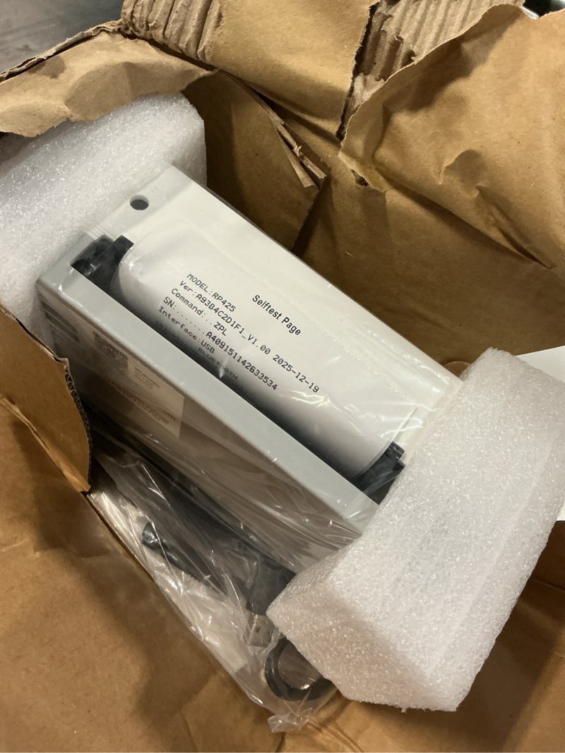 Condition photo showing New/Like New for rongta shipping thermal label printer, bluetooth 4x6 sticker label maker wireless shipping label printer for package small business compatible with windows macos android ios (white)