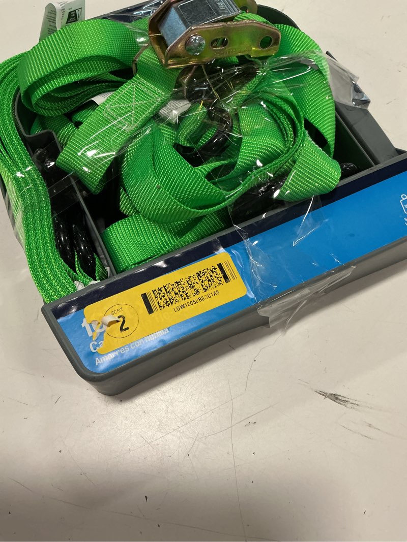 Condition photo showing Good Condition for Project Source 1-in x 10-ft Cam Tie Down with J-Hook 900-lb Break Strength 4 -Pack