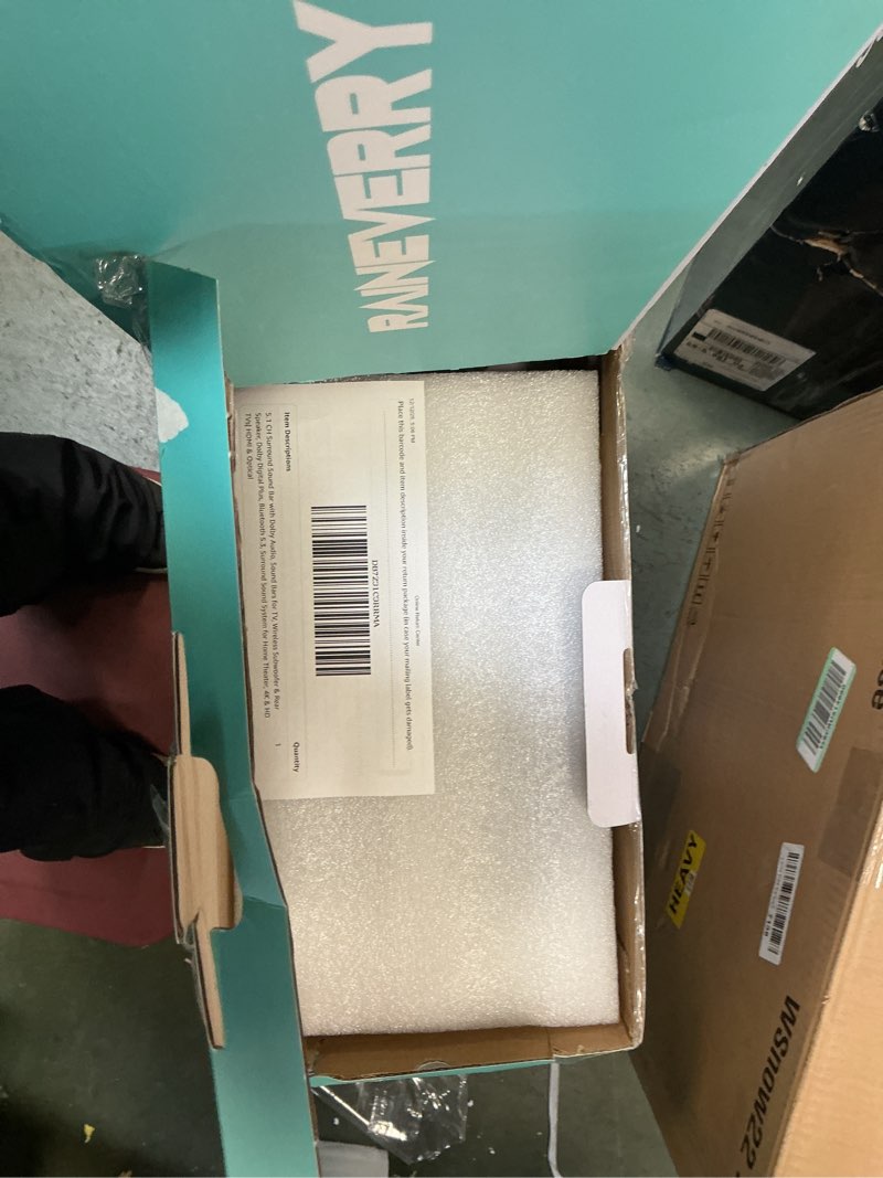 Condition photo showing Good Condition for ULTIMEA 5.1CH Surround Sound Bar with Subwoofer, Dolby Atmos, VoiceMX, BassMX, APP, 300W Soundbar for Smart TV, Home Theater Surround Sound System for TV, BT 5.4, Poseidon M60 (2025 Model) U3721