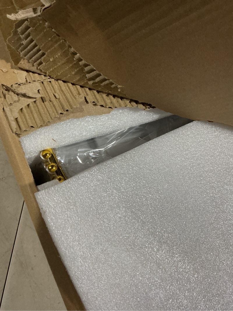 Condition photo showing Good Condition for 13-Inch Acrylic Clear Charger Plates,Gold Charger Plate Set of 10pcs - Elegant Decorative Dinner Plates Chargers for Wedding Reception, Holiday Party, Family Gathering & Table Setting 10 Acrylic Round Gold