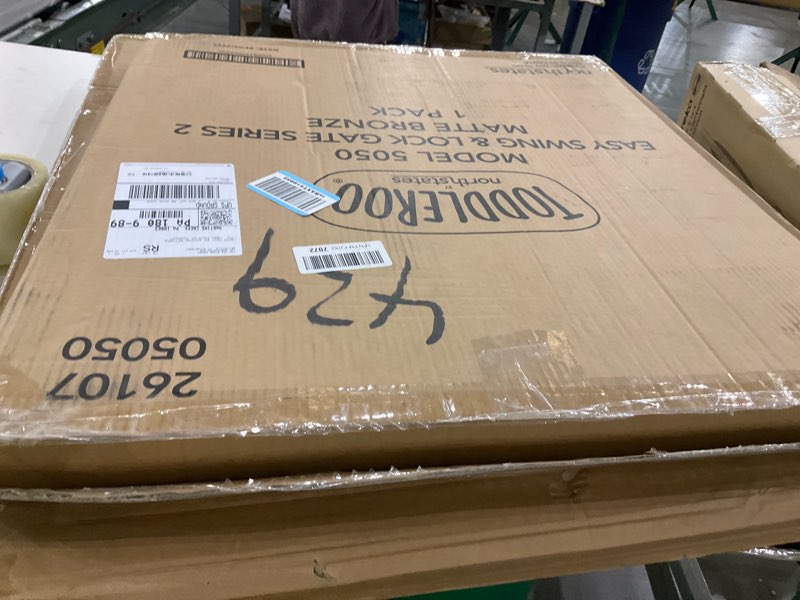 Toddleroo by North States - Easy Swing & Lock Baby Gate Series 2: Metal Safety Gate for Stairs & Doo