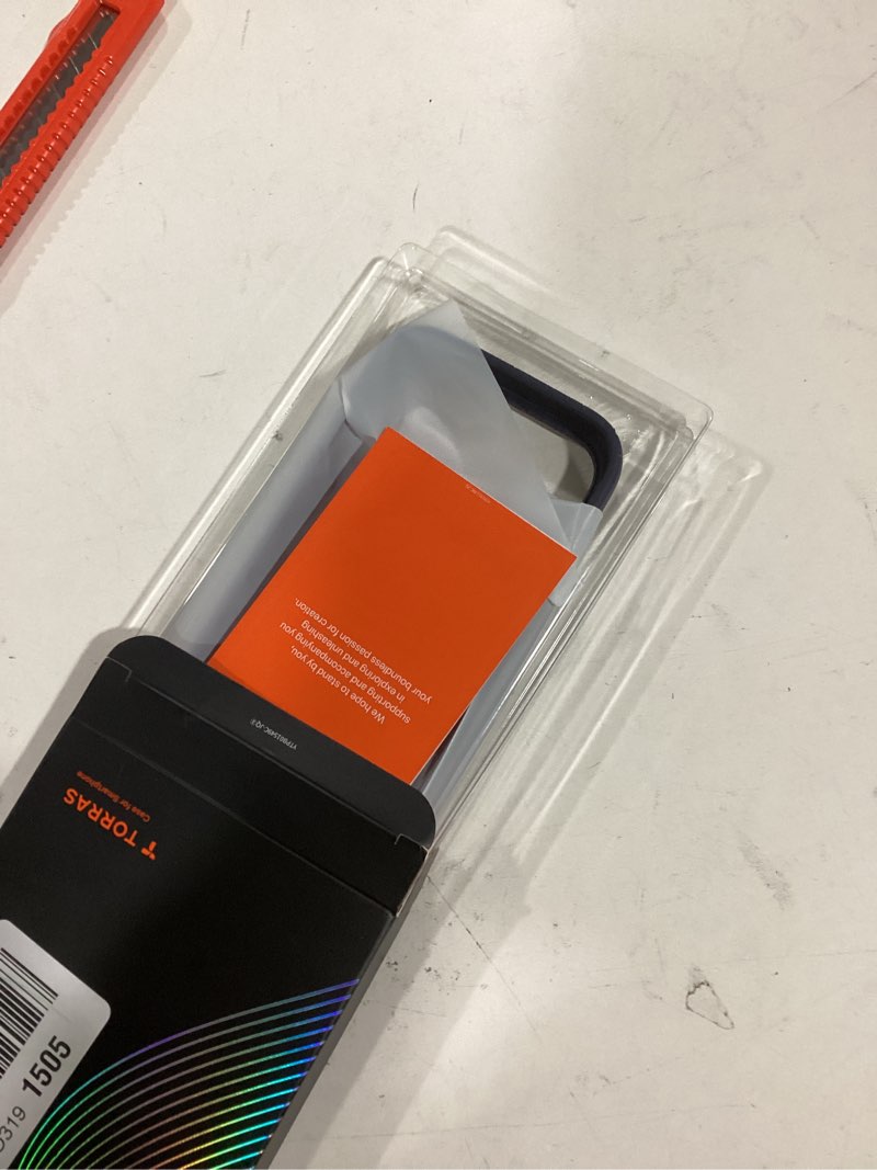Condition photo showing Good Condition for TORRAS for iPhone 17 Pro Case, Beyond Military-Grade Protection, Camera Control Button, DIY Buttons, Translucent Matte Slim Thin Shockproof Hard Back Anti-Scratch case for iPhone 17 Pro, Deep Blue Deep Blue-17Pro for iPhone 17 Pro