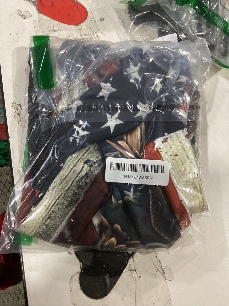 Condition photo showing Good Condition for fuyocwe luggage covers for suitcase tsa approved,elastic washable suitcase cover protector sleeve wrap for 19-21 inches luggage travel accessories-bald eagle with flag s (for 18"-21" suitcase) bald eagle with flag