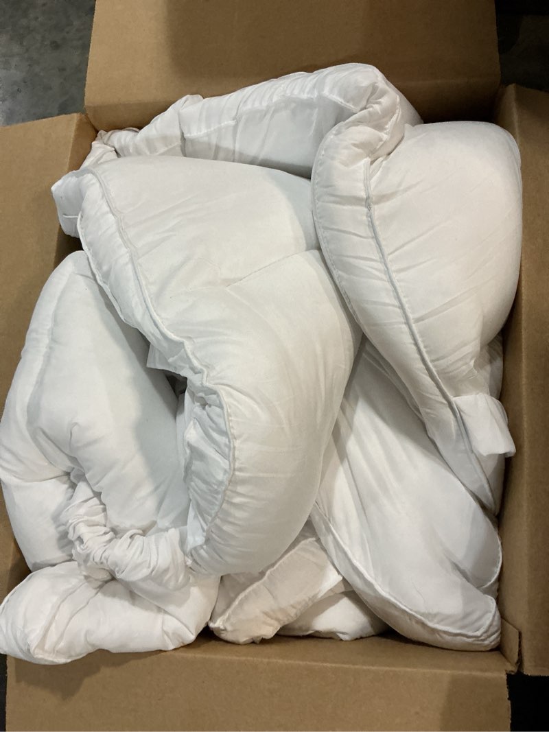 Condition photo showing Good Condition for twin mattress topper, extra thick cooling pillow top plush pad | breathable, washable, ultra soft, hot sleeper, back pain relief, fits 6 to 22 inches deep, box quilted, side sleepers,