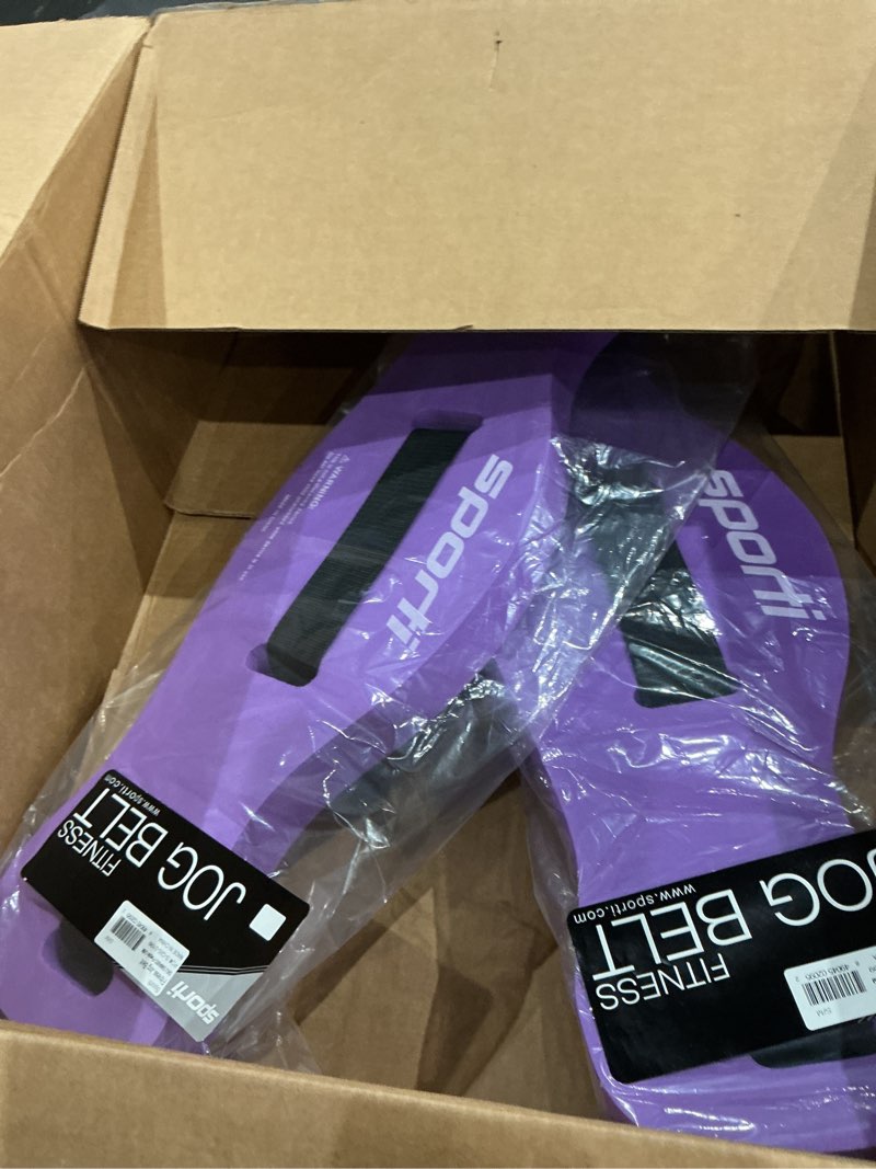 Condition photo showing Good Condition for sporti swim belts, swim float jogbelt with adjustable belt for water fitness exercises, swimming trainer flotation belt fitness belt - purple small-medium