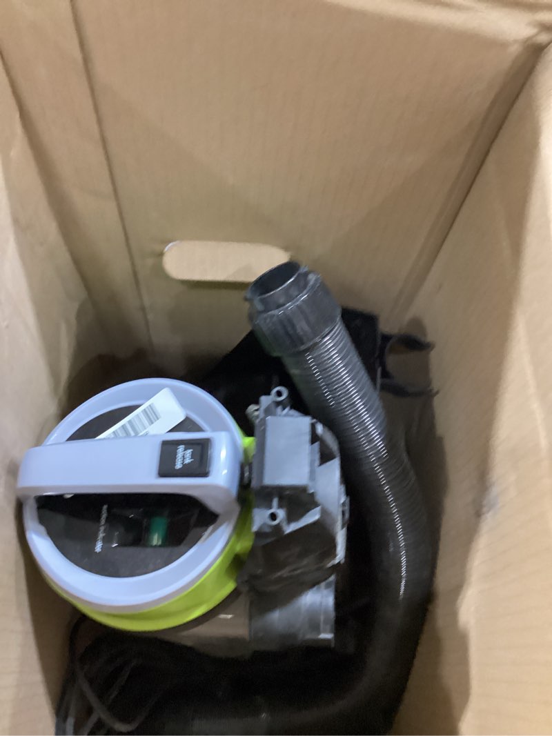 Condition photo showing As Is for bissell 2252 cleanview swivel upright bagless vacuum with swivel steering, powerful pet hair pick up, specialized pet tools, large capacity dirt tank, easy empty green