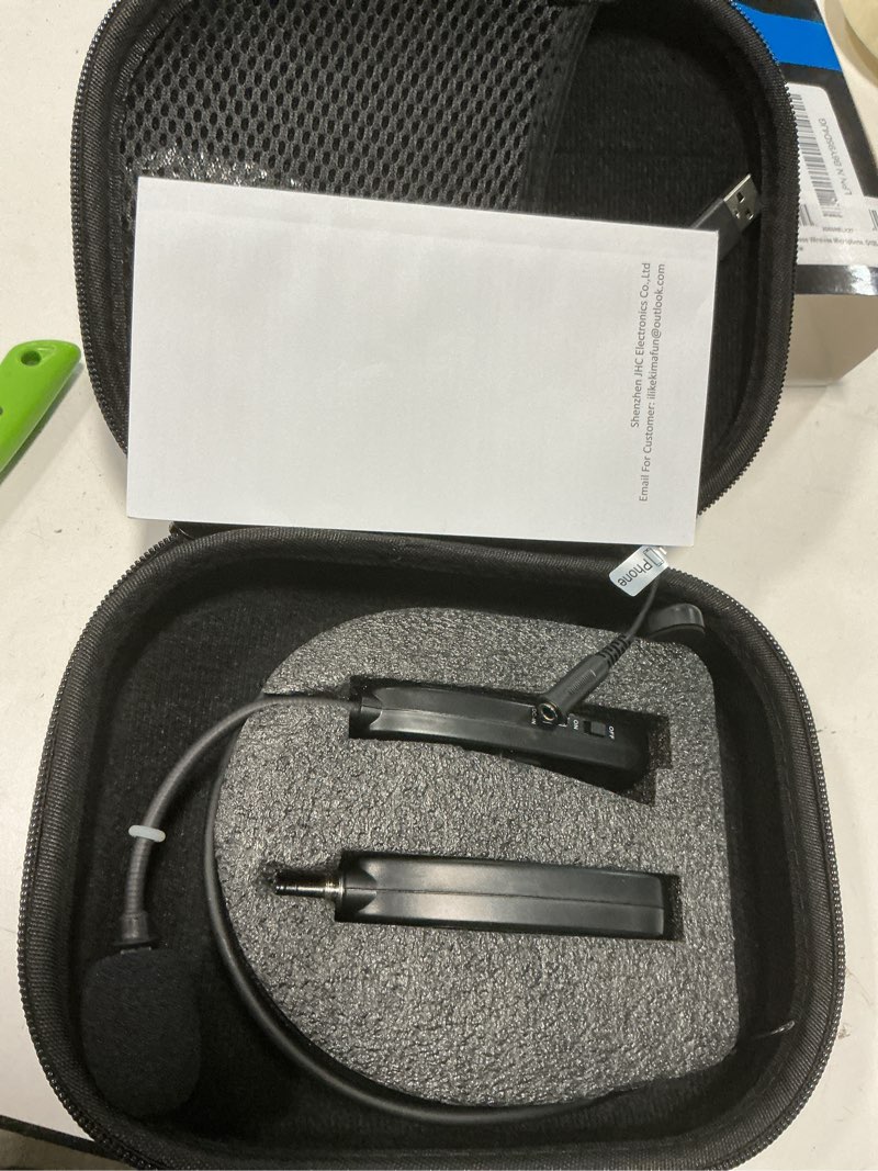 Condition photo showing Good Condition for KIMAFUN Headset Wireless Microphone System, No Need Bluetooth, Waterproof Head Mic for Fitness Instructor, Teaching Online, Yoga Classroom, Spinning Coach, Speaker, iPhone, Android Phone, G100-1
