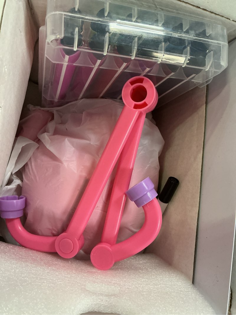 Condition photo showing Good Condition for Drawing Robot for Kids, with 100 Word Cards, 12 Color Pens, Voice Interactive Educational Drawing Machine, Montessori Painting Learning Toys for 3 4 5 6 7 8 Year Old Boys Girls Birthday Party (Pink)