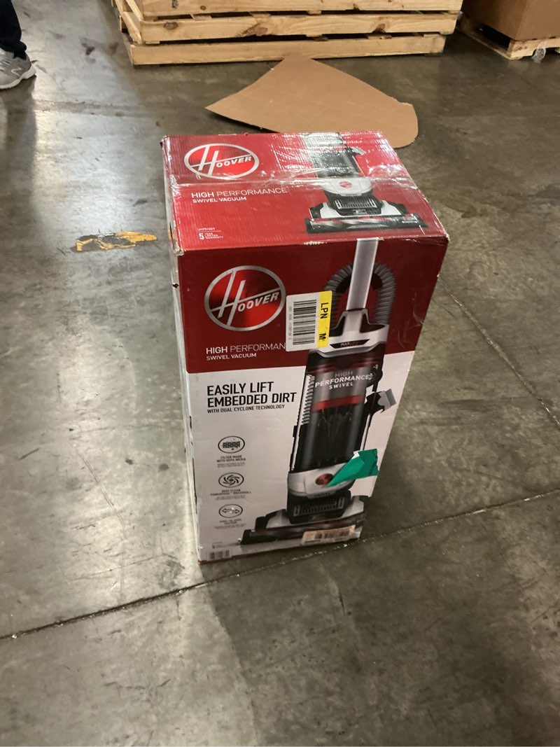 Condition photo showing As Is for high   performance   swivel   upright   vacuum