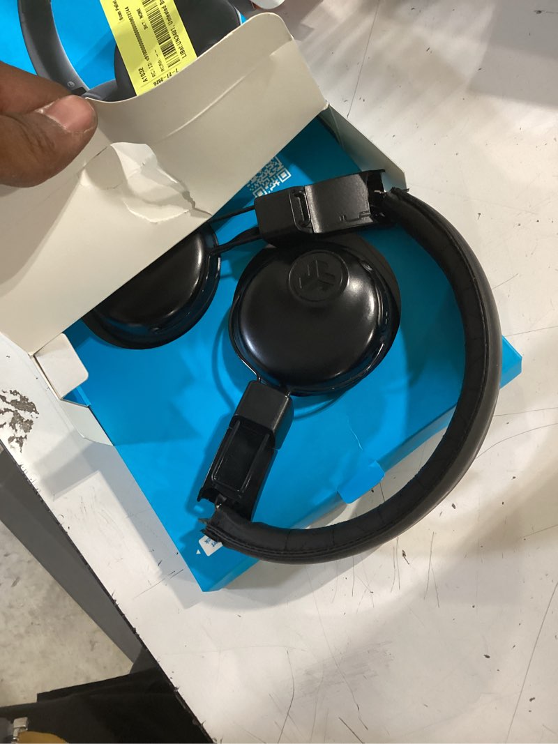 Condition photo showing As Is for jlab studio 2 wireless over-ear headphones - black: usb-c, built-in microphone, 0.5 lbs