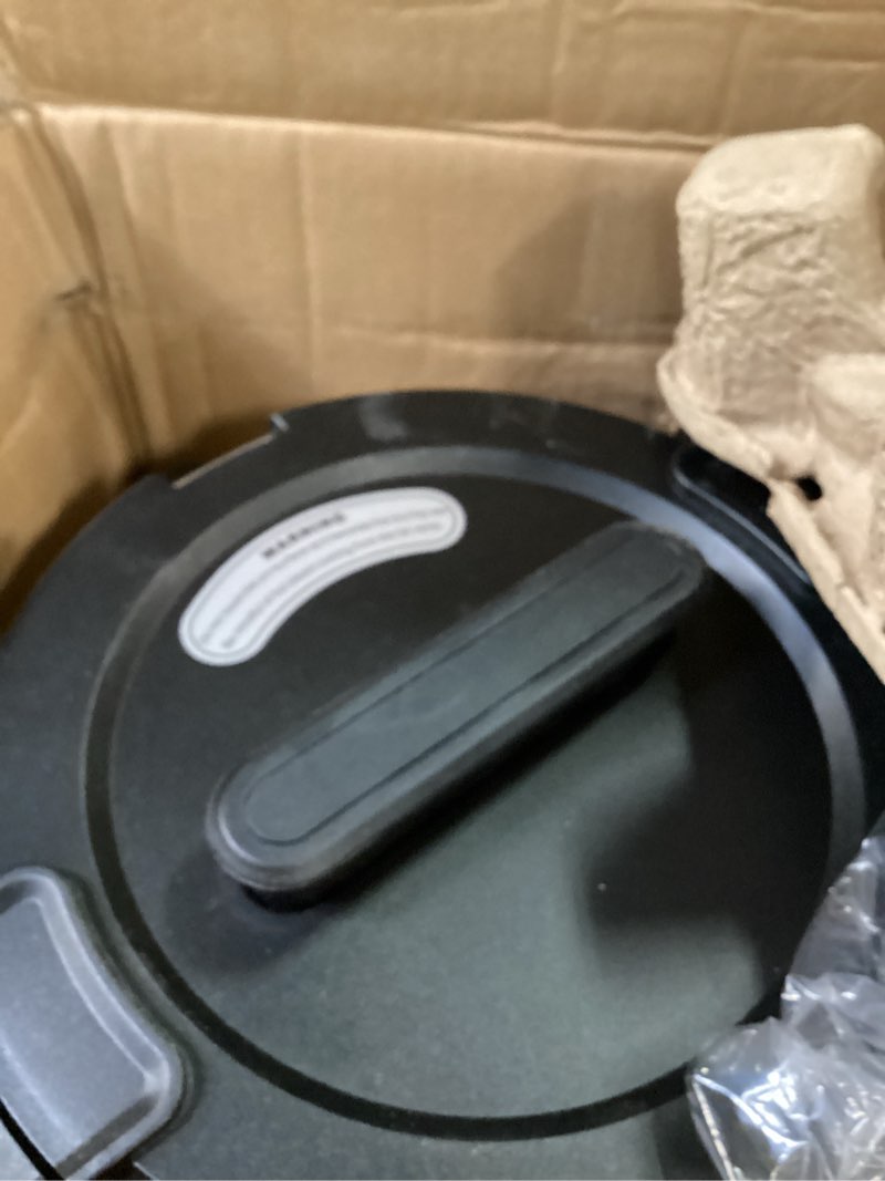 Condition photo showing As Is for 55-Cup 10L Commercial Coffee Urn, Festa Essential 750W Double Wall Large Percolate Coffee Maker Stainless Steel Hot Water Urn Dispenser with Double Dripless Faucet, Quick-Brewing for Catering, Black