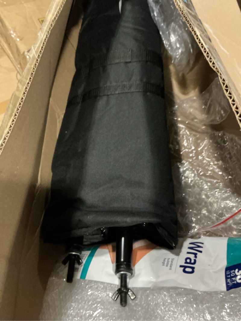 Condition photo showing As Is for 12 x 10ft Photo Video Studio Heavy Duty Backdrop Stand, Adjustable Photography Background Support Systemt Kit with Shock-Proof Spring, 2 Sandbags, Carrying Bag, 6 Clamps 12x10ft