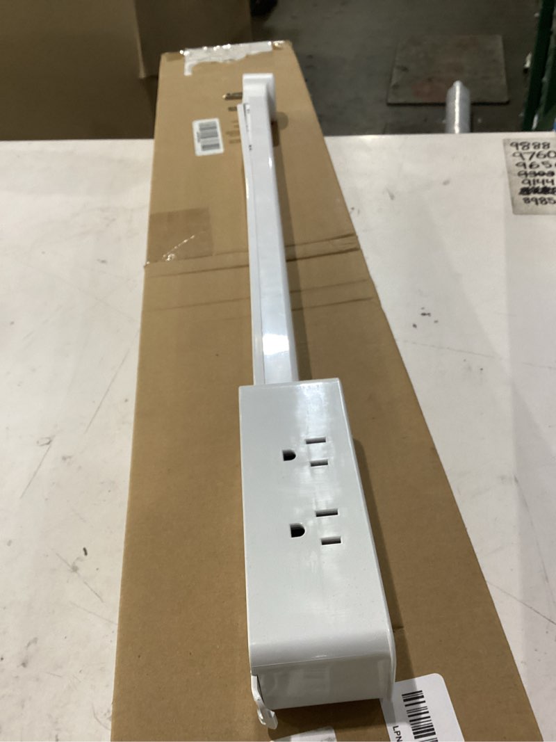 Condition photo showing New/Like New for outlet extender stick, power strip with 6 outlets & 4 usb ports, extends 22"-34", rotates 180°(90° per side), home dorm essential for nightstand, couch and desk 3 ft 6ac+4usb