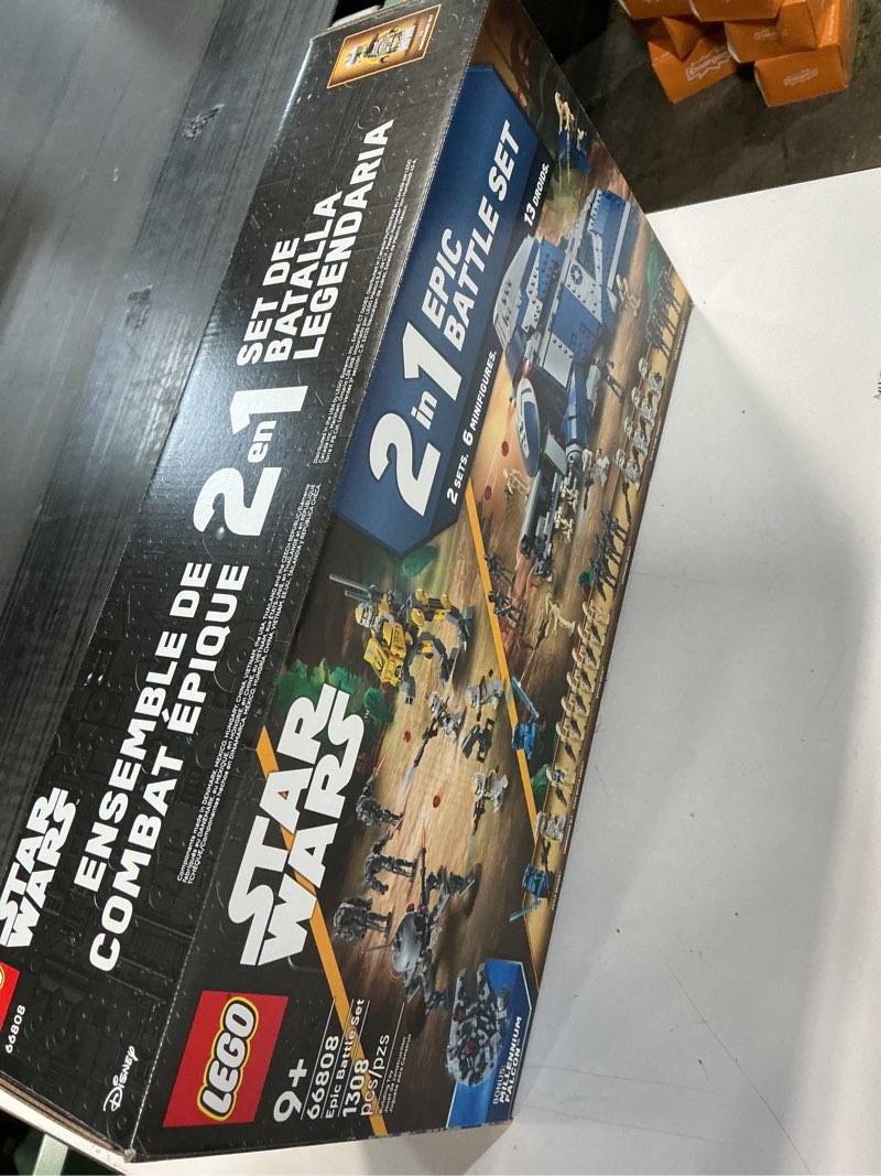 Condition photo showing New/Like New for LEGO Star Wars Epic Battle Set Co-Pack - Pretend Play Building Toy for Boys & Girls, Ages 7+ - Includes 13 Droid Figures, 6 Minifigures, & Bonus Gift - Gift for Birthdays - 66808