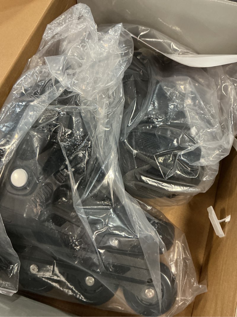 Condition photo showing New/Like New for sway professional inline skates for adult, high performance roller skates for women men, racing skates for teens, male, female, roller blades size 4-10, abec-11 bearing black l - (5.5-6.5m/7-8w)