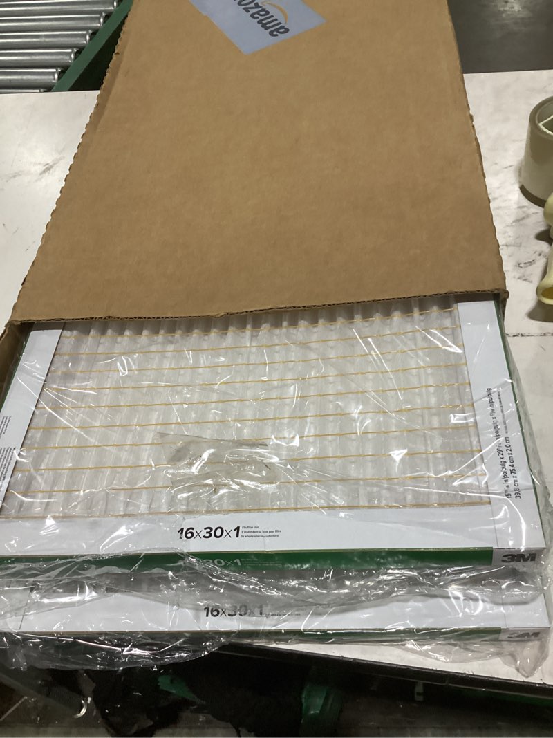 Condition photo showing Good Condition for filtrete 16x30x1 ac furnace air filter, mpr 700, merv 8, tough on pollen, easy on airflow, 3-month pleated 1-inch electrostatic air cleaning filter, 4-pack (actual size 15.81 x 29.81 x 0.81 in)