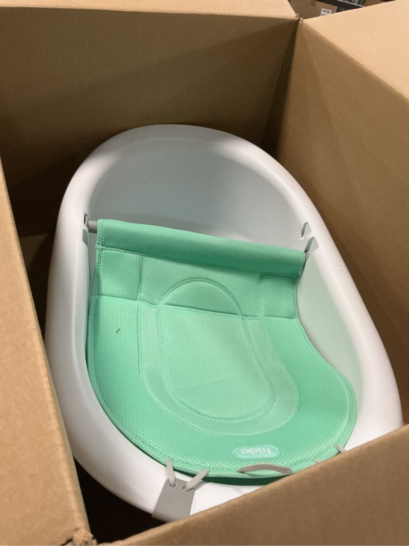 Condition photo showing Good Condition for Frida Baby 4-in-1 Grow-with-Me Baby Bathtub, Baby Tub for Newborns to Toddler with Removable Bath Seat & Backrest for Bath Support in Tub