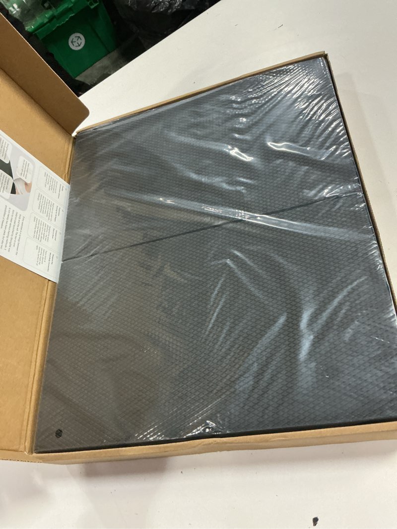 Condition photo showing New/Like New for strongtek 2-in-1 non-slip balance pad - high-density foam cushion, supportive exercise mat & knee pad for core training, yoga, pilates, physical therapy, stability training, stretching, and rehab l-black