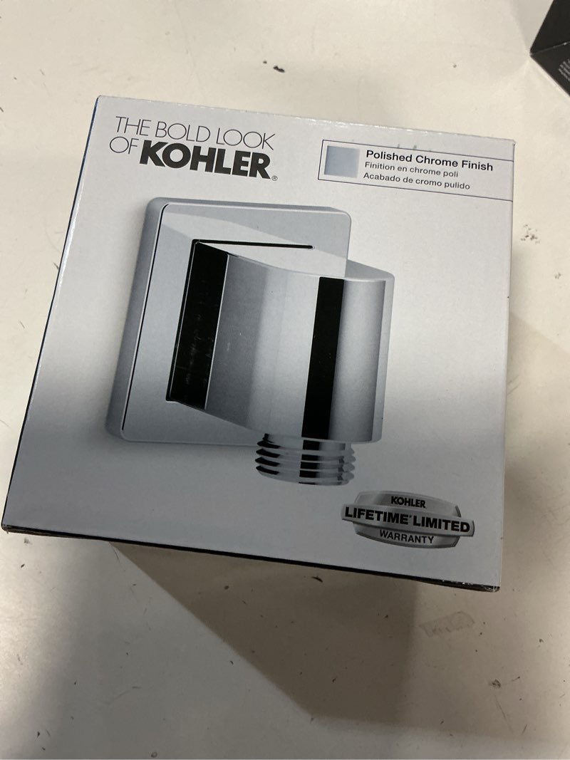 Condition photo showing New/Like New for KOHLER 98350-CP Awaken Wall-Mount Supply Elbow, Polished Chrome 2.25 x 2.00 x 2.31 inches Polished Chrome