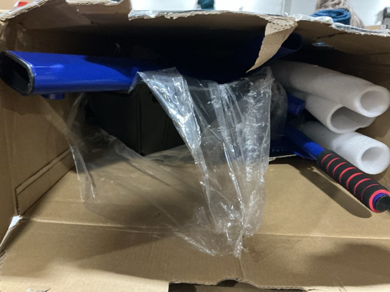 Condition photo showing As Is for Hover-1 Falcon-1 Buggy Attachment | Turbo LED Lights, Compatible with All 6.5" & 8" Hoverboards, Hand-Operated Rear Wheel Control, Adjustable Frame, Easy Install Blue Buggy Attachment