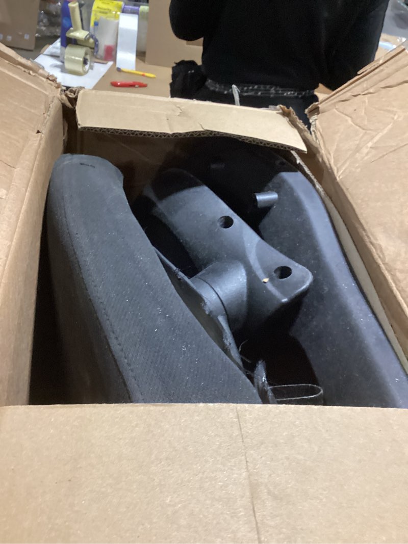 Condition photo showing Good Condition for Office Chair, Ergonomic Desk Chairs 330LBS Capacity High Back Mesh Computer Chair with Flip-up Armrests, Comfy Work Chair with Adjustable Lumbar Support, Rolling Chair Black One Size