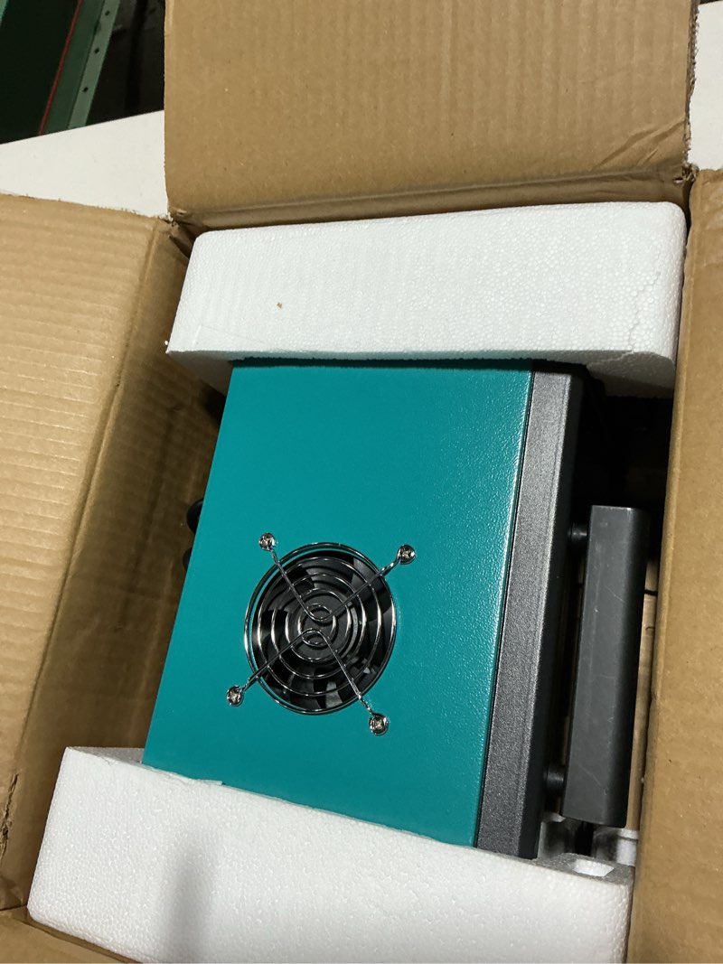 Condition photo showing Good Condition for fast melt uv resin curing box, 395nm uv curing light station with 36 led beads, auto uv curing resin dryer timer setting digital display(s/m/h) wit tray, uv light for craft|jewelry making|diy decor green