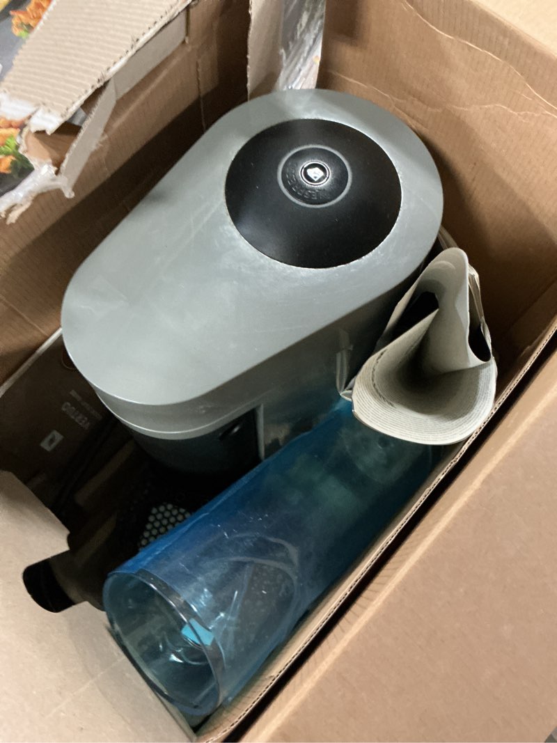Condition photo showing As Is for de'longhi nespresso vertuo plus coffee and espresso maker by de'longhi, grey machine only gray