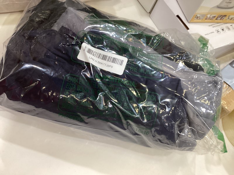 Condition photo showing Good Condition for NEW YOUNG 3 Pack Women's Wide Leg Pants with Pockets High Waist Loose Sweatpants Casual Lounge Yoga Workout Palazzo Large Black,navy Blue,dark Grey