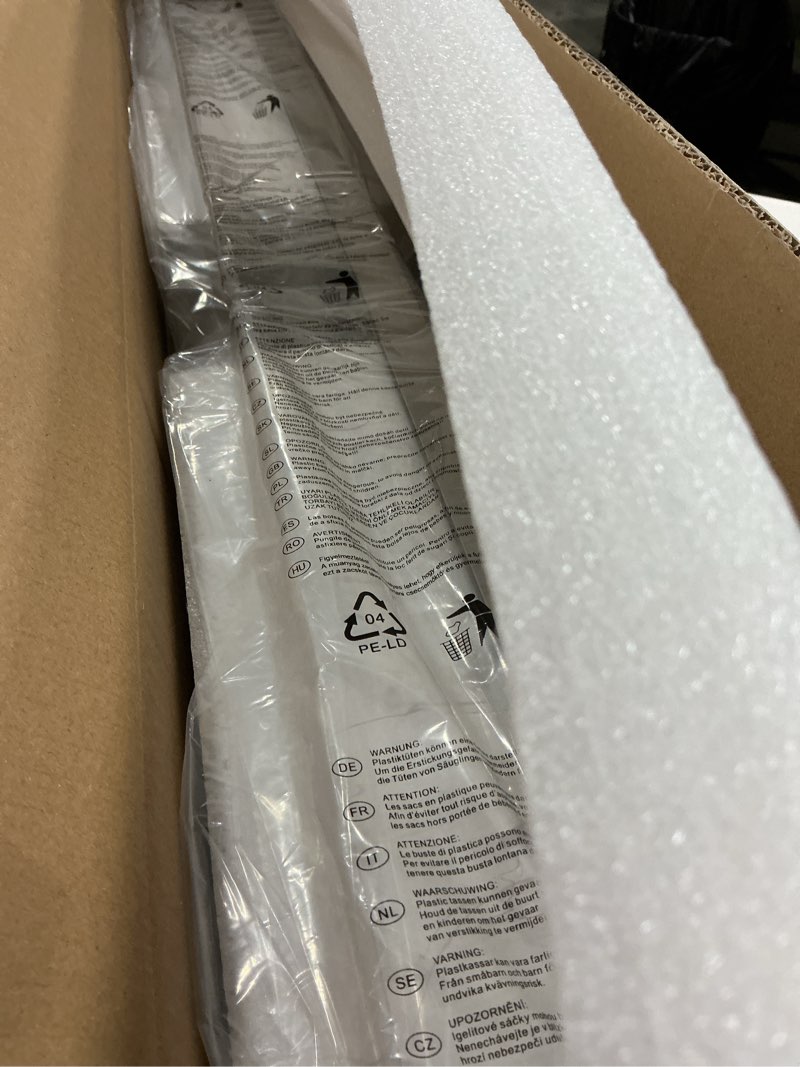 Condition photo showing New/Like New for aijiasi bathroom light fixtures over mirror, 32 inch brushed nickel vanity lights for bathroom, 24w dimmable led modern vanity lighting fixtures for living room paintings 3000k brushed nickel 32inch