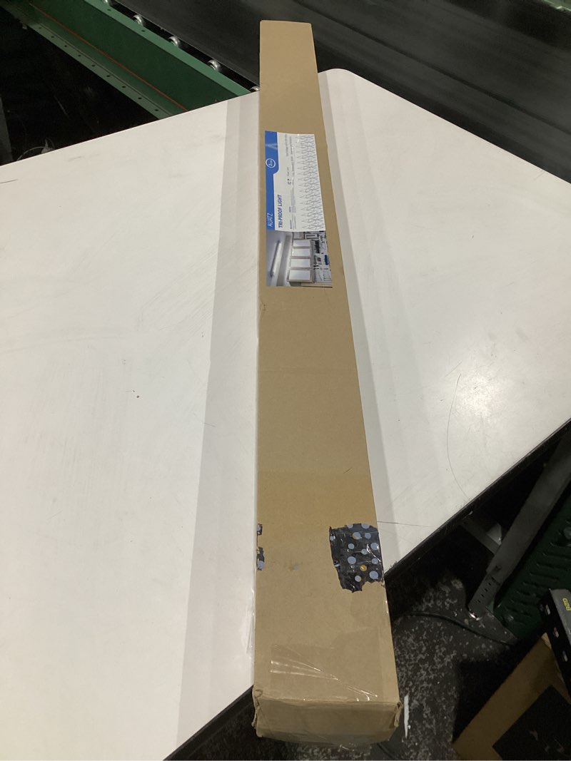 Condition photo showing As Is for AUATZ Plug in Light 4FT Linkable LED Utility Shop Light Fixture, 5000K Plug in Ceiling Light, 36W Ov