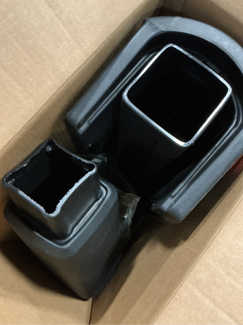 Condition photo showing As Is for step2 583299 mailmaster express plastic post mount home modern mailbox, black