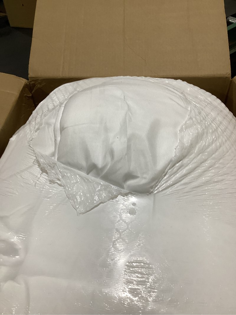 Condition photo showing Good Condition for Bedsure GentleSoft Fleece Blankets Queen Size White - Bed Blanket Soft Lightweight Plush Fuzzy Cozy Luxury Microfiber, 90x90 inches White Queen (90" x 90")