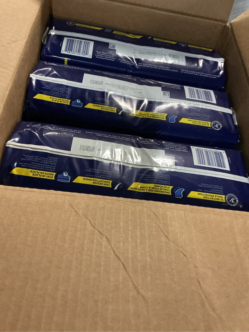 Condition photo showing New/Like New for TENA Men Protective Incontinence Guards for Men, Maximum Absorbency, 144 Count