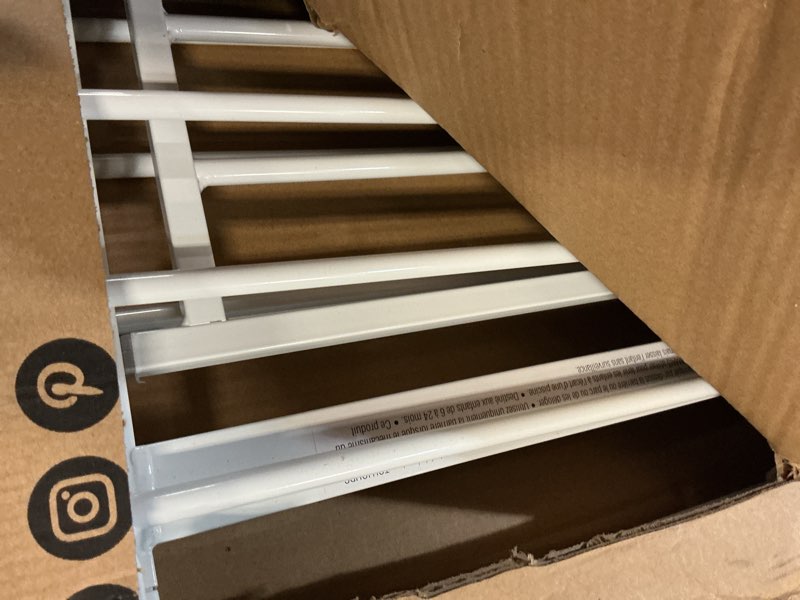 Condition photo showing As Is for Regalo 76 Inch Super Wide Configurable Baby Gate, Includes 4 Pack of Wall Mounts and Hardware 28-76"W x 30"H White