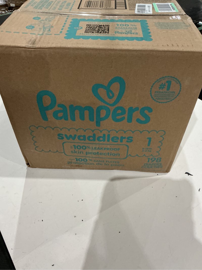 Condition photo showing New/Like New for pampers swaddlers diapers size 1  198 count (select for more options)