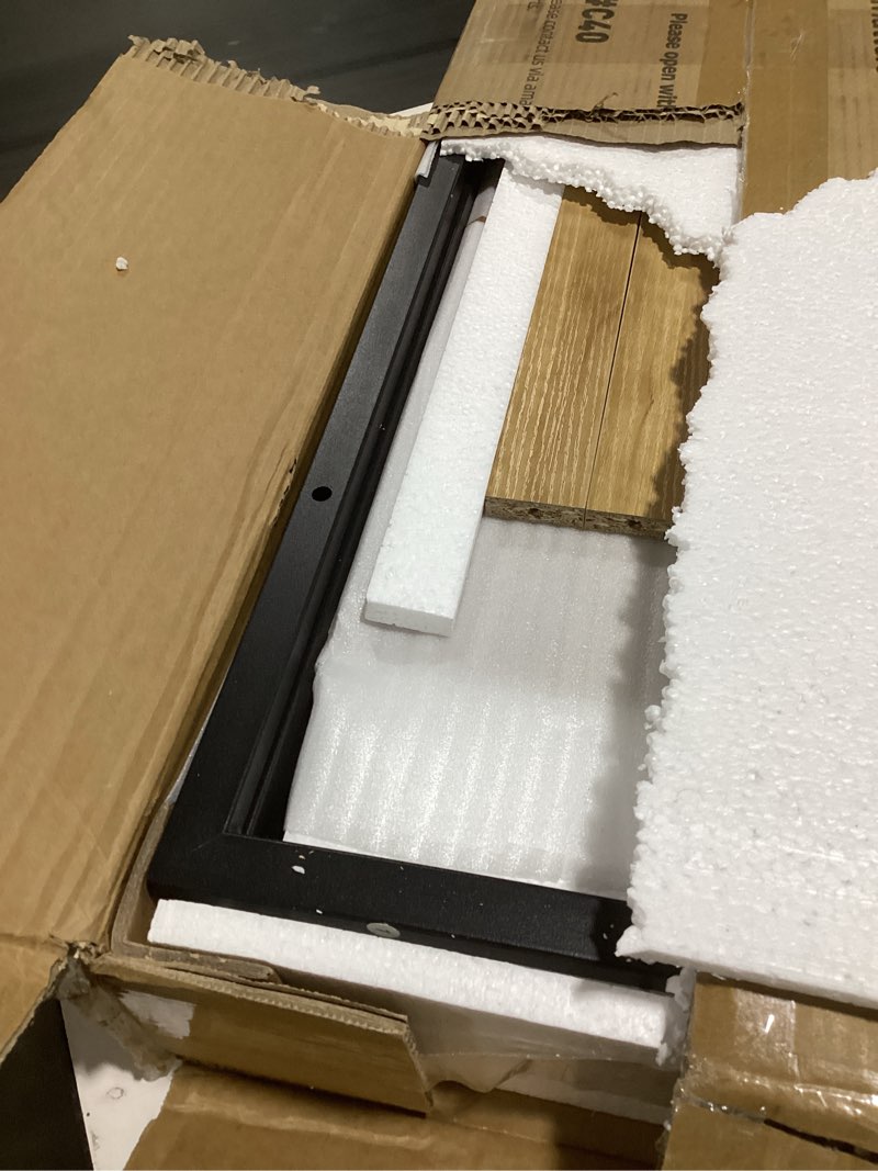 Condition photo showing Good Condition for numenn bookshelf, 5 tier bookshelves, home office bookcase shelf storage organizer, free standing storage shelving unit for bedroom, living room and home office, natural 5 tier(wide) natural