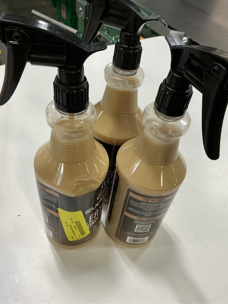 Condition photo showing Good Condition for suds lab lp leather conditioner, uv protectant and moisturizer for car and home, 32 fl oz(3 pack)