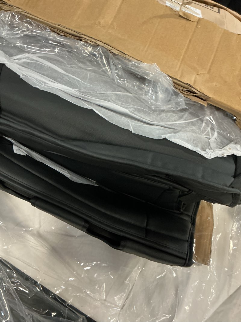 Condition photo showing New/Like New for fit maverick car seat covers (5 seats full set) compatible with ford maverick 2022 2023 2024 2025 2026 -full coverage breathable leather, airbag compatible, waterproof & all-weather,black full set f1 black ford-maverick-2022-2026
