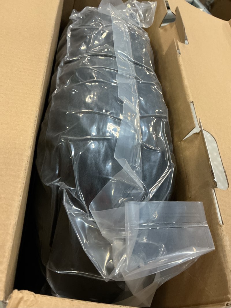 Condition photo showing Good Condition for YOUFI Leather Seat Cushion Extra-Thick Booster for Office Chair to Rise Height - Full Filling for Support - with Breathable Cover, Handle and Buckle - Relieves Back Pain – 18"x16"x6" (Black)