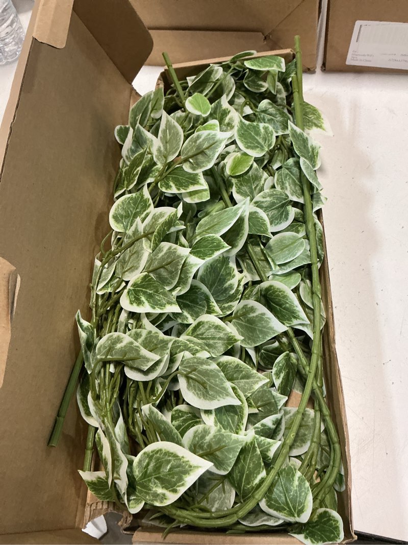 Condition photo showing Good Condition for artificial greenery leaves 6pcs 32.7'' realistic faux greenery stems for vase fake eucalyptus leaves long stem faux branches for vase greenery for centerpieces home decoration farmhouse aesthetic light green