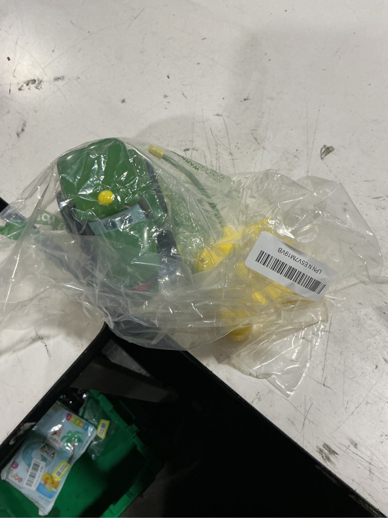 Condition photo showing Good Condition for tomy john deere remote control johnny tractor toy, green radio controlled tractor