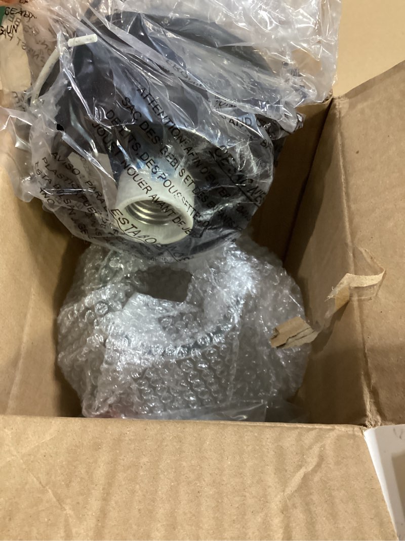 Condition photo showing Good Condition for Progress Lighting 1-Light Glass Globe 6-3/8" Close-to-Ceiling, Indoor, P3599-20, Antique Bronze