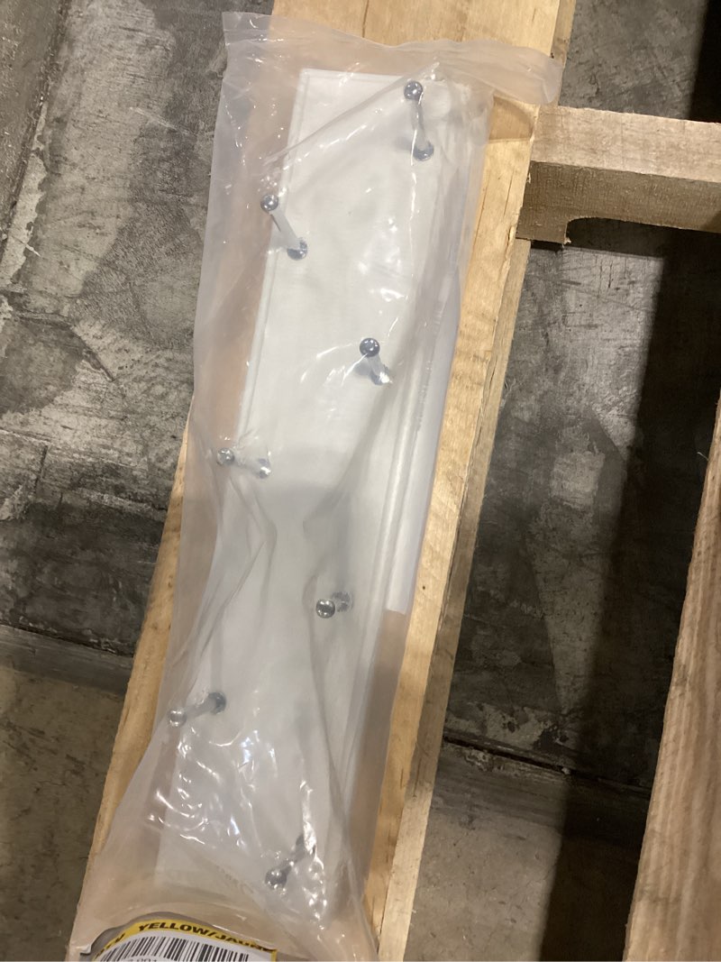 Condition photo showing Good Condition for closet evolution 7-hook pull-out classic white belt organizer