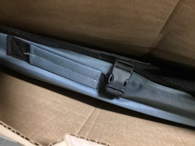 Condition photo showing Good Condition for Petprsco Portable Dog Crate - 32"x23"x23" Collapsible Dog Travel Crate for Medium/Large Dogs with Soft Blanket, Foldable Bowl & Poop Bag Dispenser - Indoor & Outdoor Use 32x23x23 Inch Gray