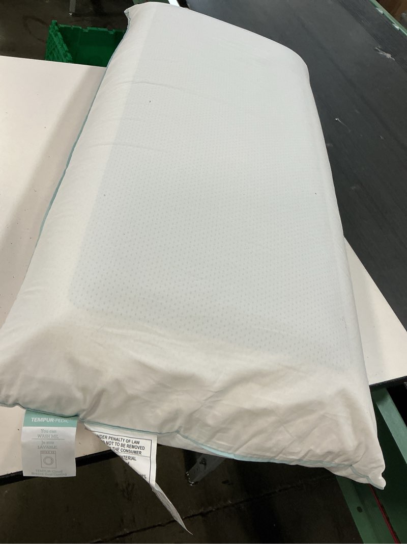 Condition photo showing As Is for tempur-pedic tempur-cloud dual cooling pillow, king (pack of 1), white king