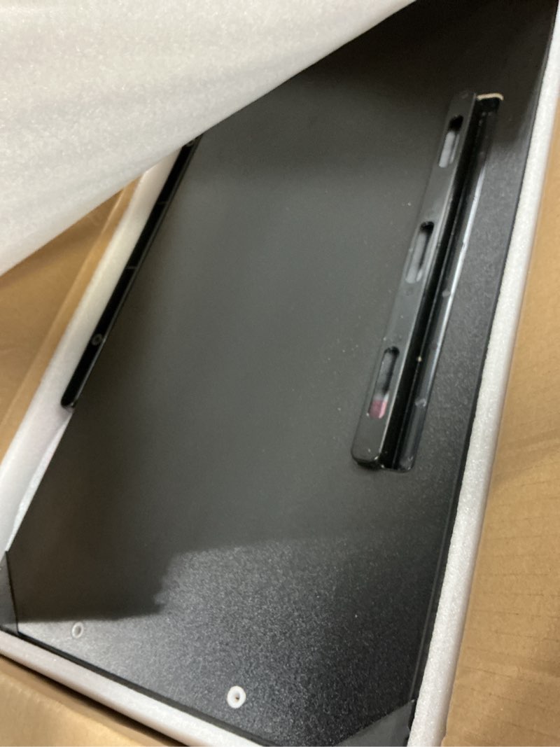 Condition photo showing Good Condition for Small Standing Desk with Wheels, Mobile Stand Up Desk, Portable Standing Table on Wheels for Walking Pad, Rolling Computer Desk Adjustable Height, Tall Table Black